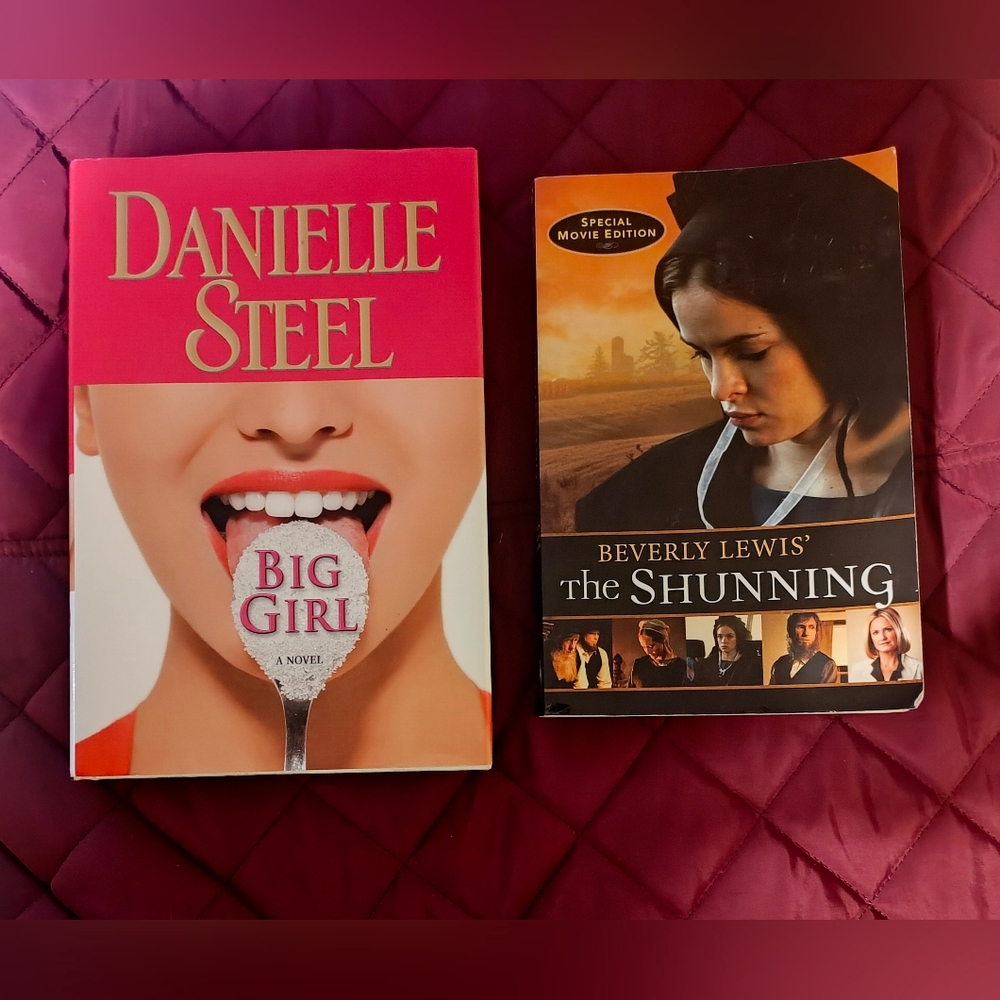 Danielle Steel 'Big Girl' and Beverly Lewis 'The Shunning' Book Set